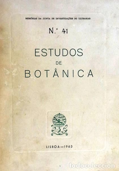 Libros antiguos: ESTUDOS DE BOT&Acirc;NICA. - Foto 1