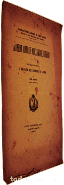 Libros antiguos: CHOFFAT. (Paul) - ALBERT ARTHUR ALEXANDRE GIRARD. - Foto 2
