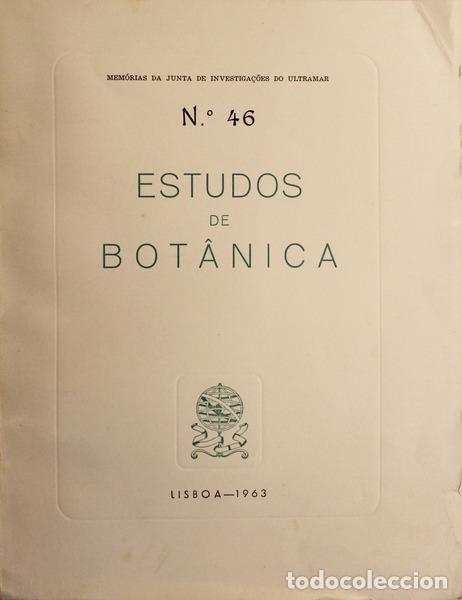 Libros antiguos: ESTUDOS DE BOT&Acirc;NICA. - Foto 1