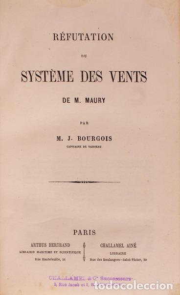 Libros antiguos: CONJUNTO OBRAS SOBRE METEOROLOGIA EM FRANC&Ecirc;S. - Foto 1