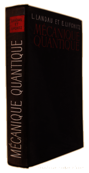 Libros antiguos: LANDAU (L.) E. Lifchitz. - M&Eacute;CANIQUE QUANTIQUE, TH&Eacute;ORIE NON RELATIVISTE. - Foto 2