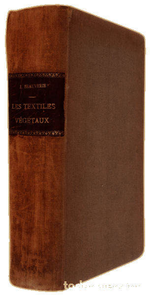 Libros antiguos: BEAUVERIE. (J.) - LES TEXTILLES V&Eacute;G&Eacute;TAUX. - Foto 3
