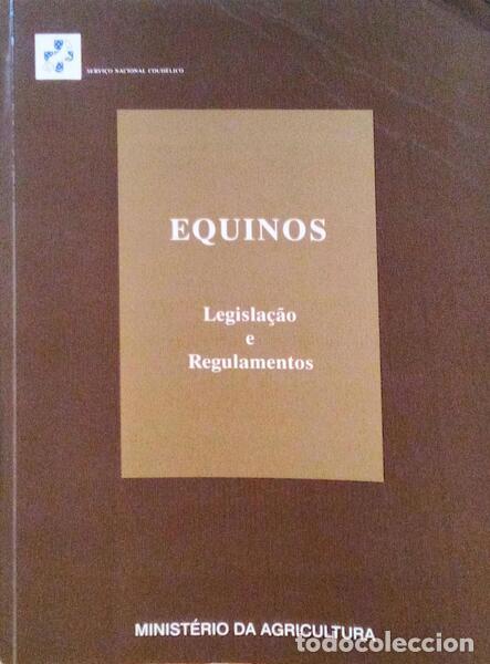 Libros antiguos: EQUINOS, LEGISLA&Ccedil;&Atilde;O E REGULAMENTOS. - Foto 1