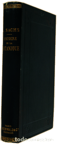 Libros antiguos: SACHS. (Julius von) - HISTOIRE DE LA BOTANIQUE. - Foto 3