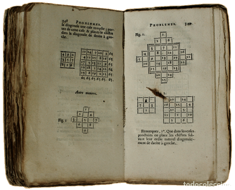 Libros antiguos: PANCKOUCKE. (Andr&eacute;-Joseph) - LES AMUSEMENS MATH&Eacute;MATIQUES - Foto 3