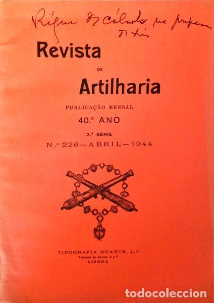 Libros antiguos: REVISTA DE ARTILHARIA. N&ordm;. 226. - Foto 1
