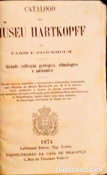 Libros antiguos: CATALOGO MUSEU HARTKOPFF DE PARIS E STOKHOLM. - Foto 1