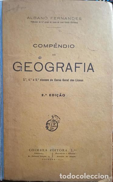 Libros antiguos: FERNANDES. (Albano) - COMP&Ecirc;NDIO DE GEOGRAFIA. - Foto 1