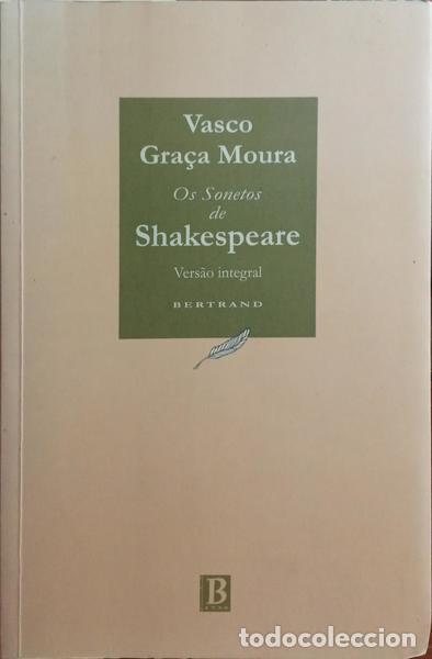 Libros antiguos: SHAKESPEARE. (William) - OS SONETOS. [DEDICAT&Oacute;RIA] - Foto 1