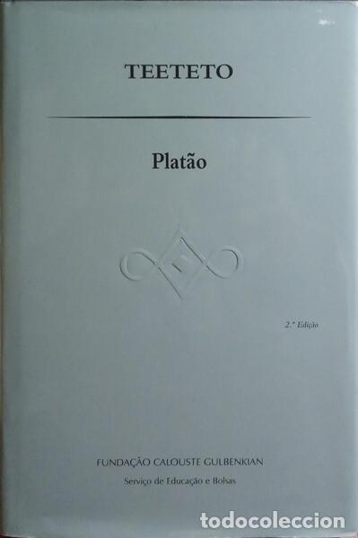Libros antiguos: PLAT&Atilde;O. - TEETETO. - Foto 1