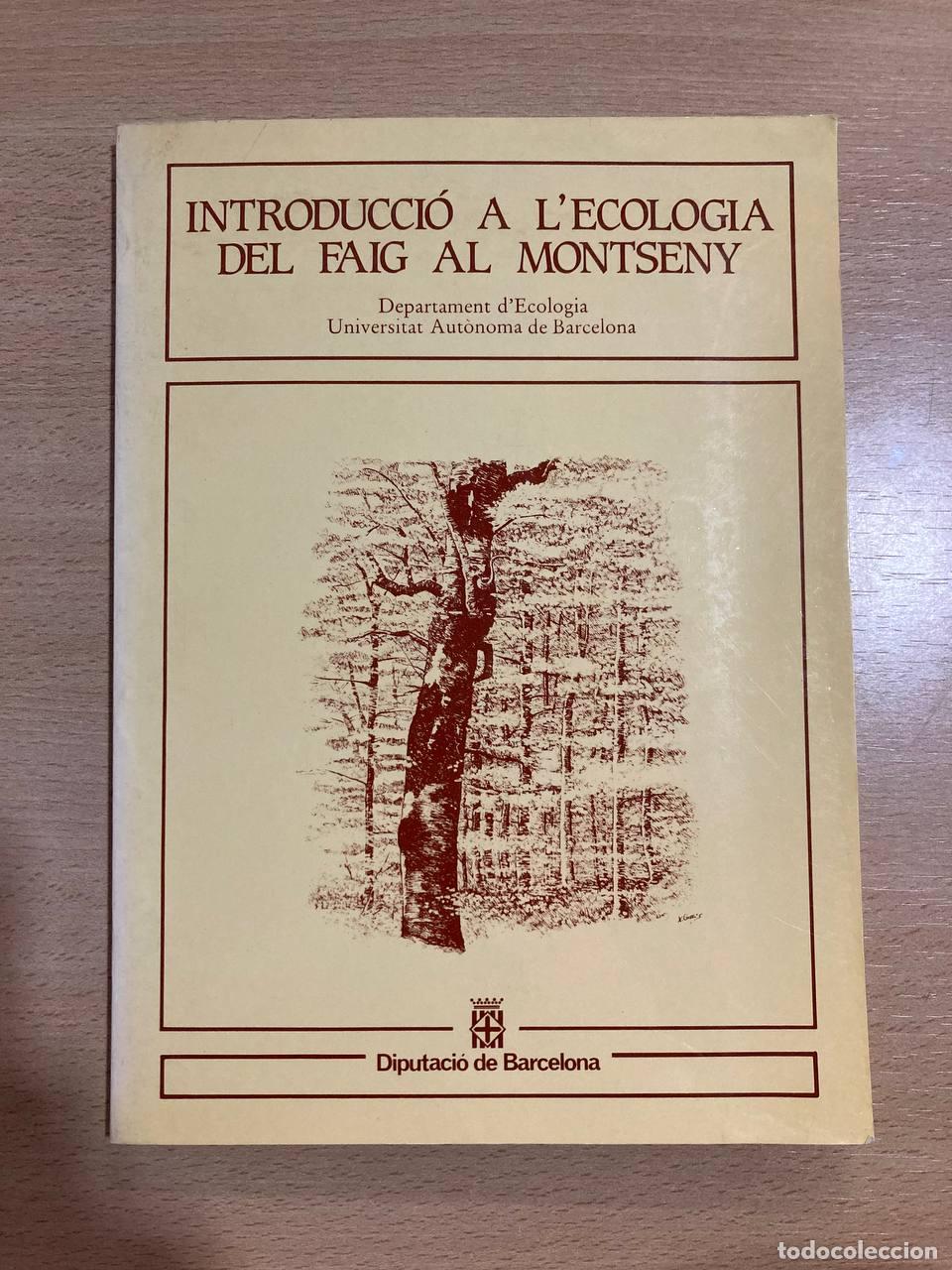 Libros antiguos: Introducci&oacute; a lecologia del faig al Montseny - Foto 1