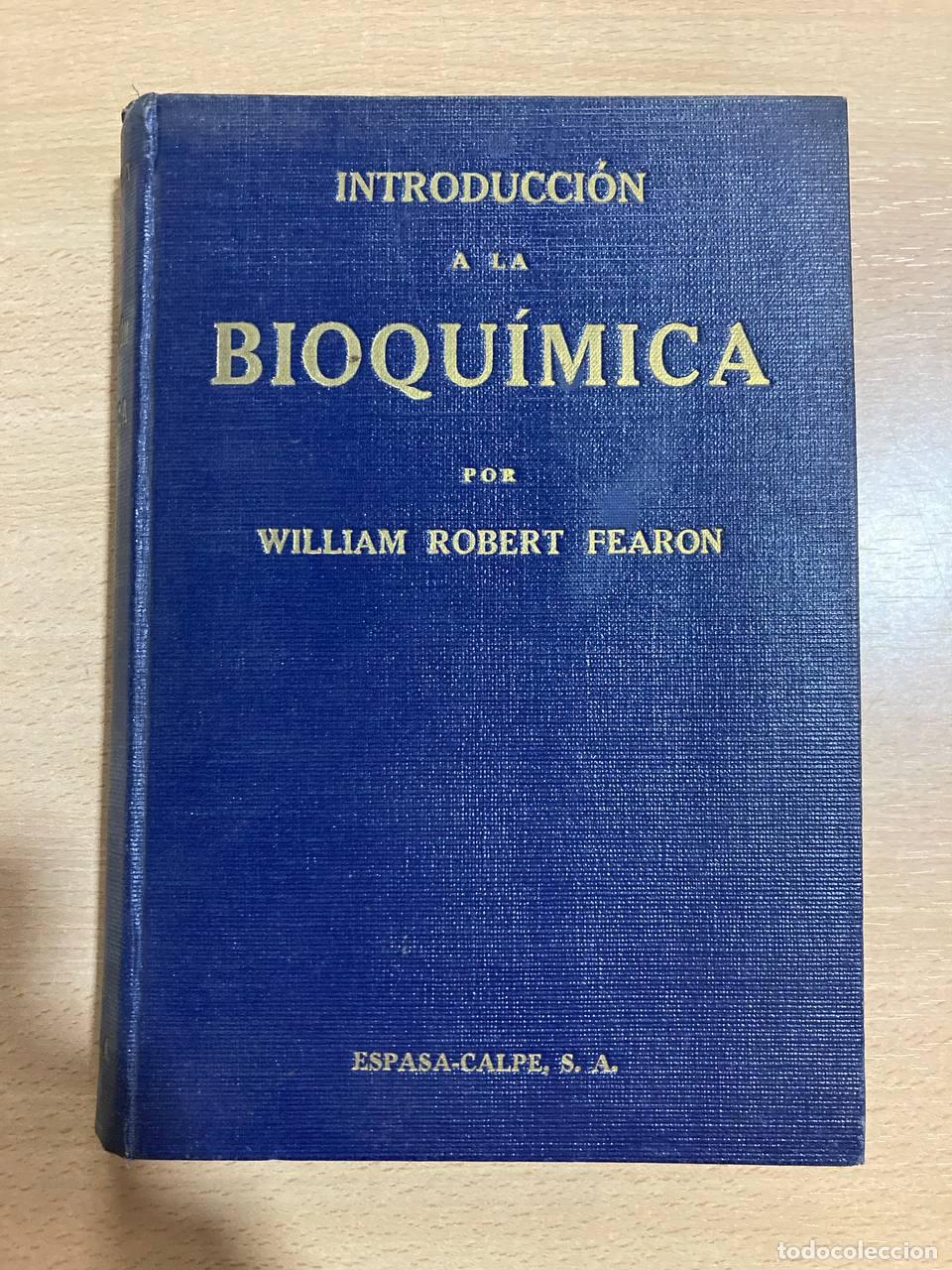 Libros antiguos: Introducci&oacute;n a la bioqu&iacute;mica - Foto 1