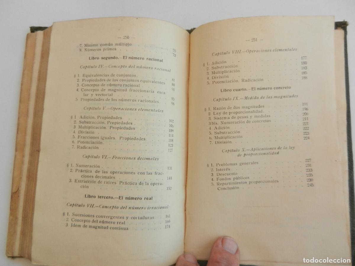Libros antiguos: ARITMETICA RAZONADA - JOS&Eacute; MINGOT SHELLY - LIBRO Y PROGRAMA - GRANADA 1918. - Foto 5
