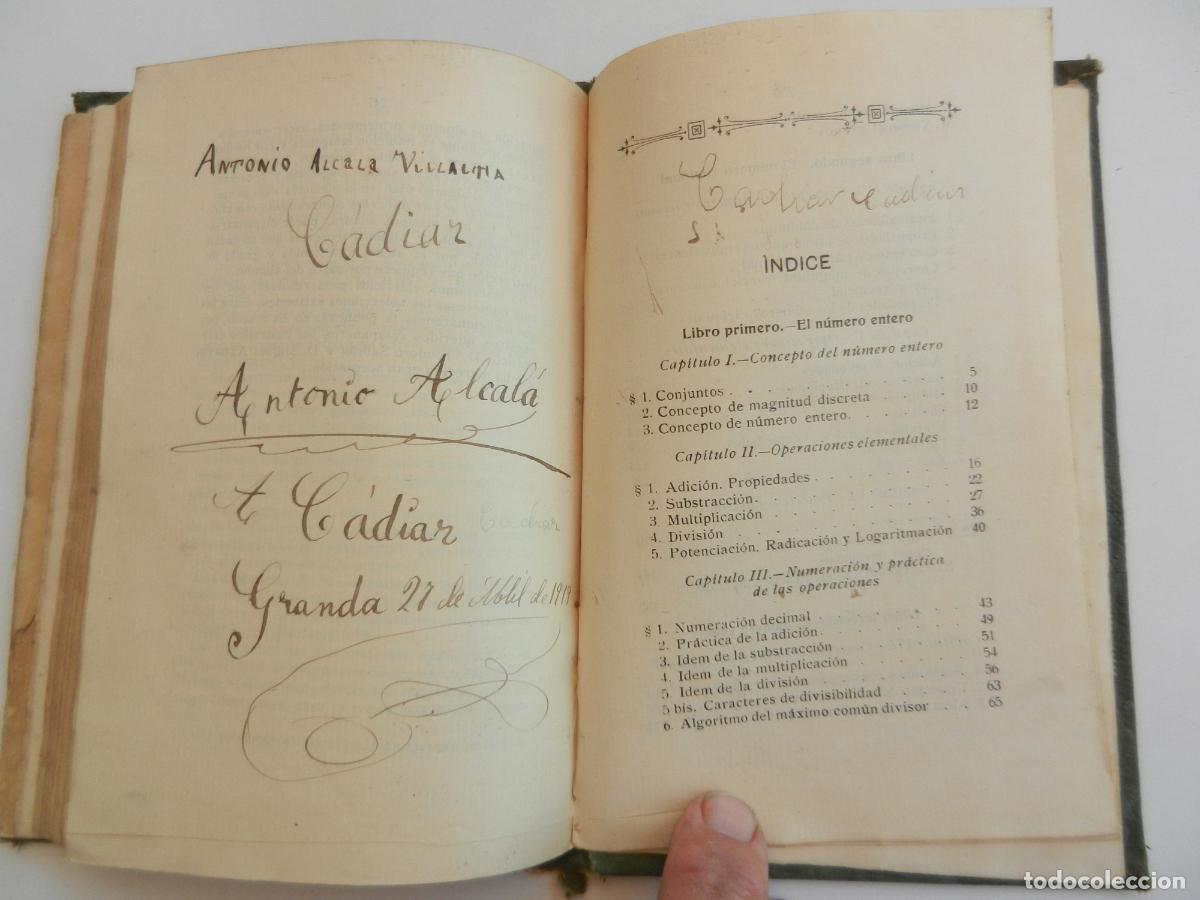 Libros antiguos: ARITMETICA RAZONADA - JOS&Eacute; MINGOT SHELLY - LIBRO Y PROGRAMA - GRANADA 1918. - Foto 6