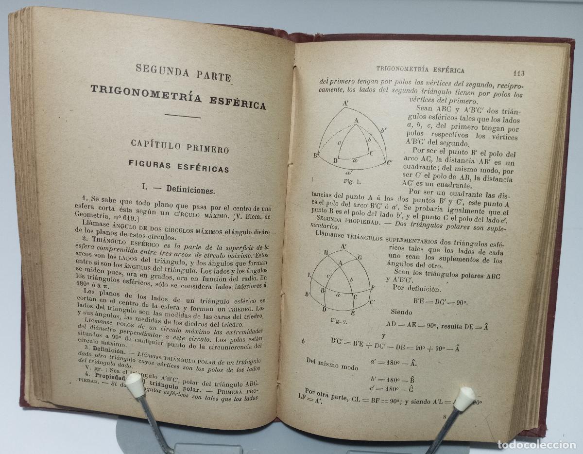 Libros antiguos: Elementos de trigonometria - Bruno, G. M. - Foto 2