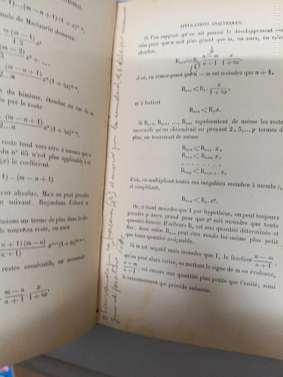 Libros antiguos: Premiers &Eacute;l&eacute;ments de Calcul Infinit&eacute;simal - SONNET, H 1909 - Foto 6