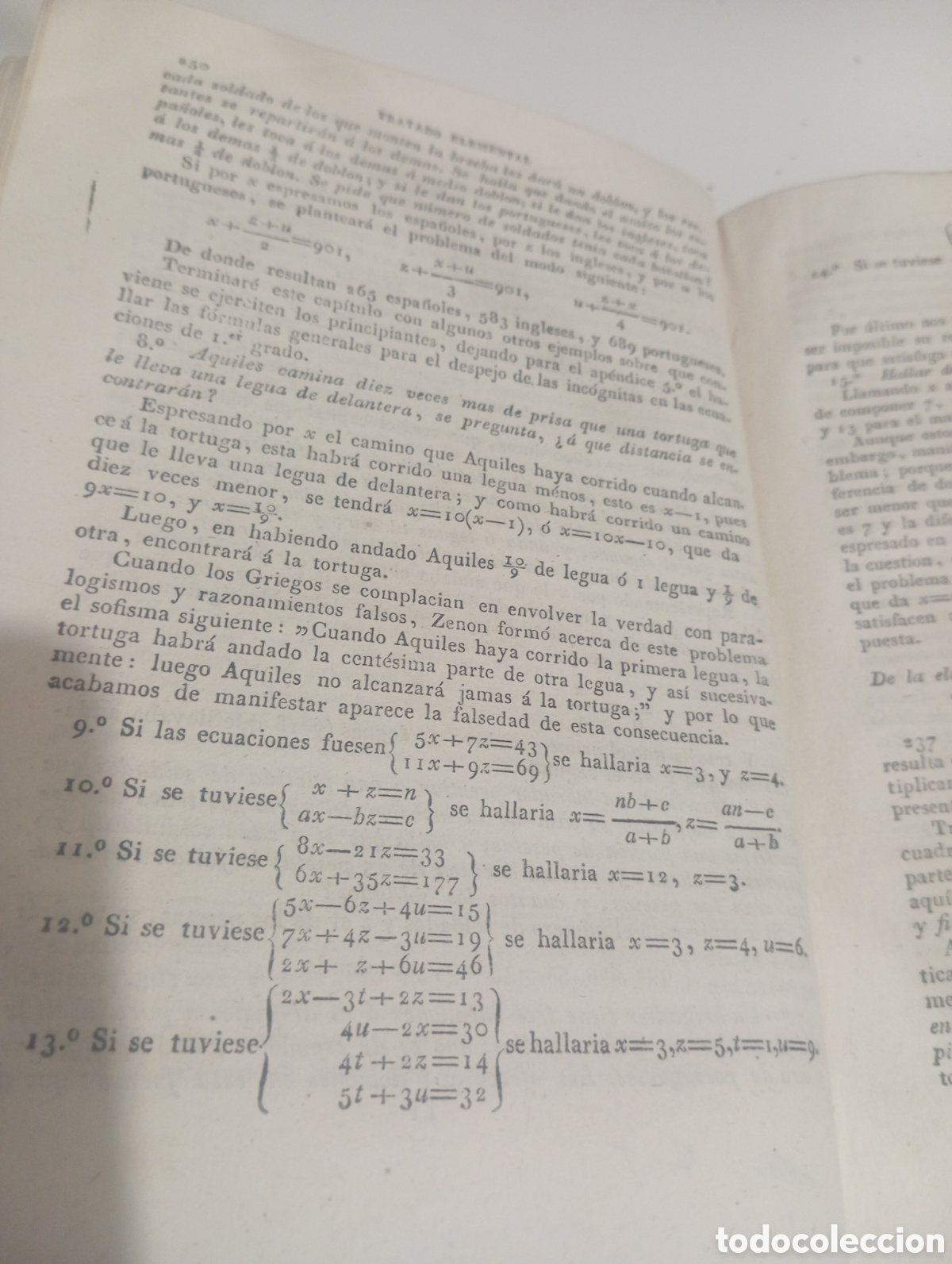 Libros antiguos: 1821. Tratado elemental de matem&aacute;ticas. Vallejo. - Foto 9
