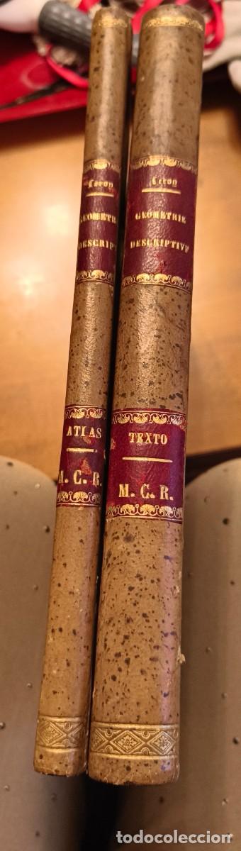 Libros antiguos: Traite de geometrie descriptive - Foto 5