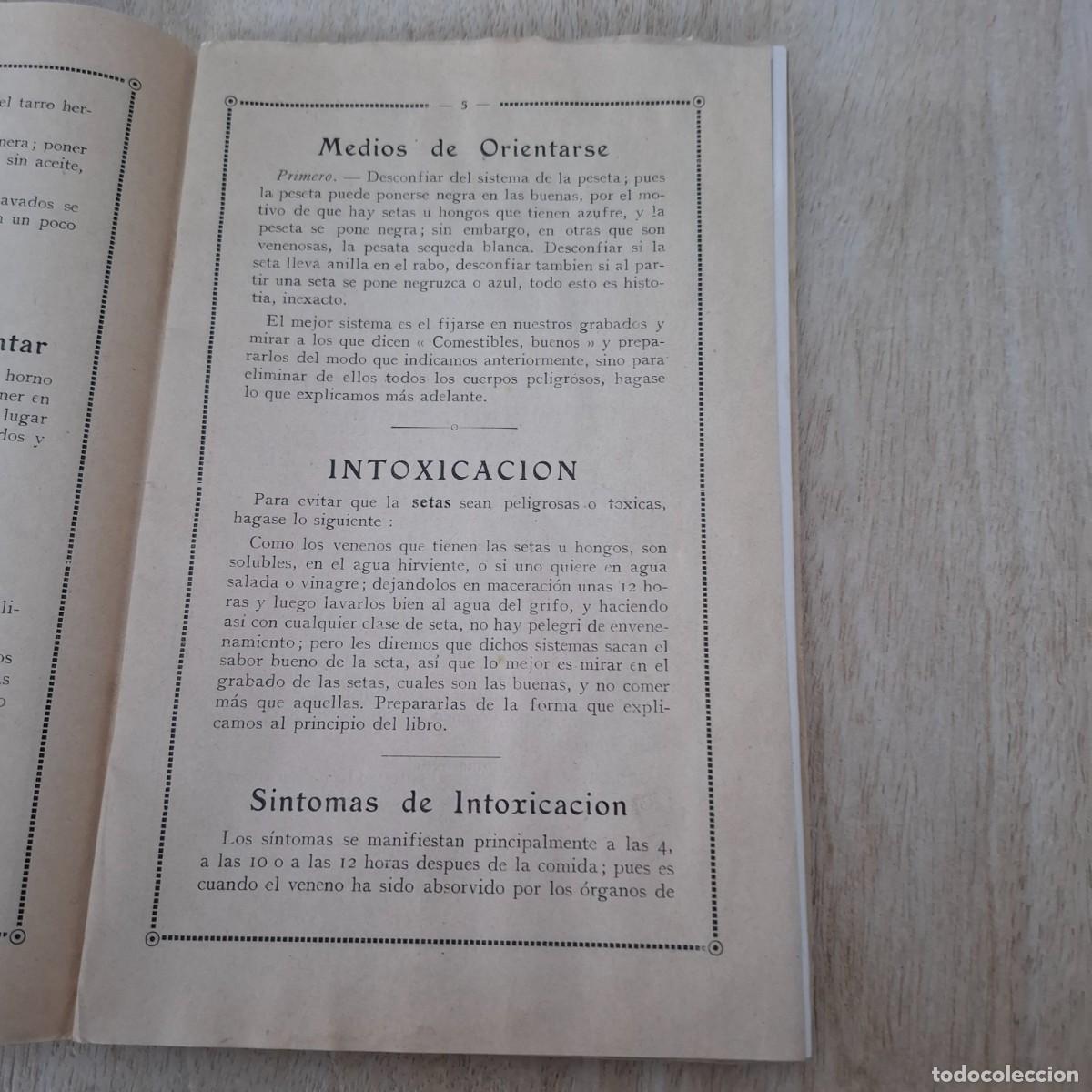 Libros antiguos: Hongos -setas - M.Barb&eacute; -bot&aacute;nico - 1910? - Foto 2