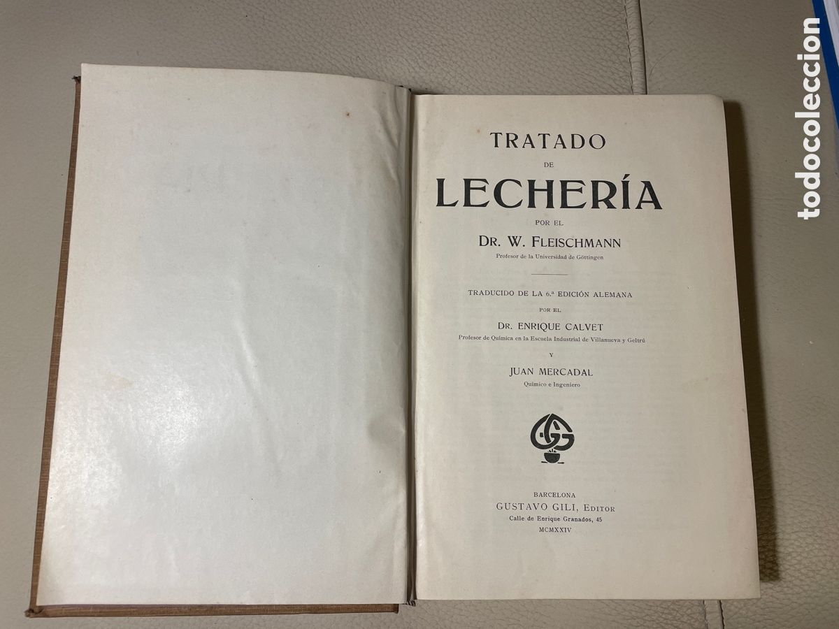 Libros antiguos: Tratado de lecher&iacute;a / Fleischmann - Foto 3