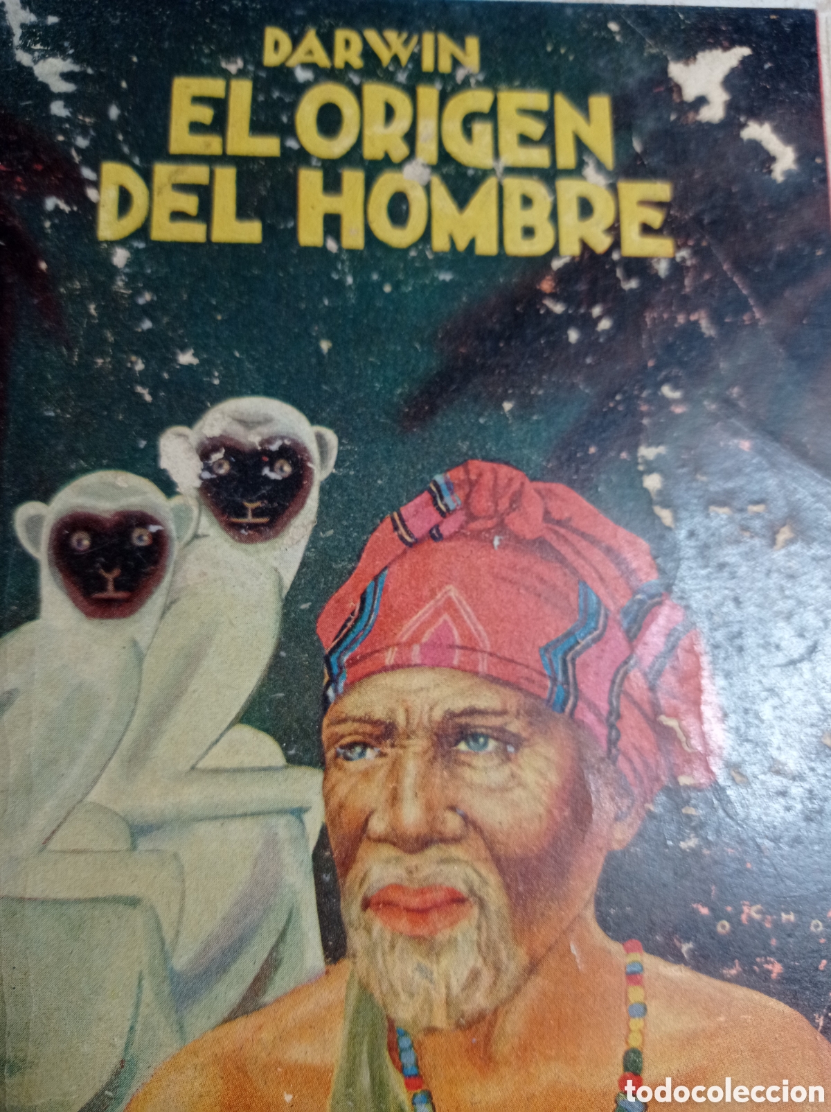 Libros antiguos: DARWIN. EL ORIGEN DEL HOMBRE. ED. MAUCCI - Foto 6