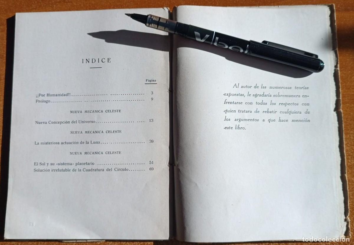 Libros antiguos: Justo Mintegui - 1935 - Concepci&oacute;n del universo - Soluci&oacute;n irrefutable de la cuadratura del c&iacute;rculo - Foto 4