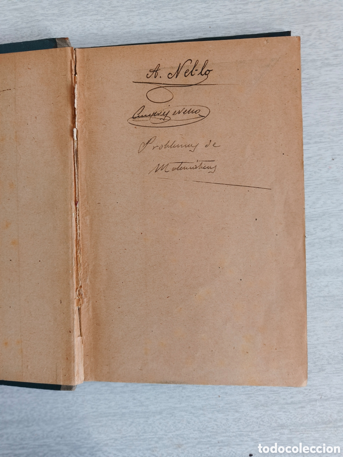 Libros antiguos: Problemas de matem&aacute;ticas - Foto 3