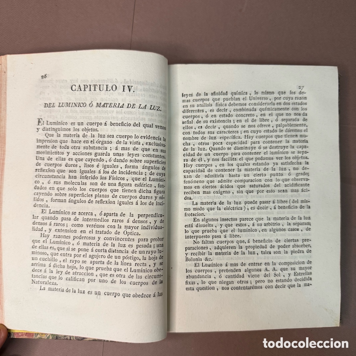 Libros antiguos: 1814 - ELEMENTOS DE FISICA EXPERIMENTAL - D. ANTONIO CIBAT - Foto 2