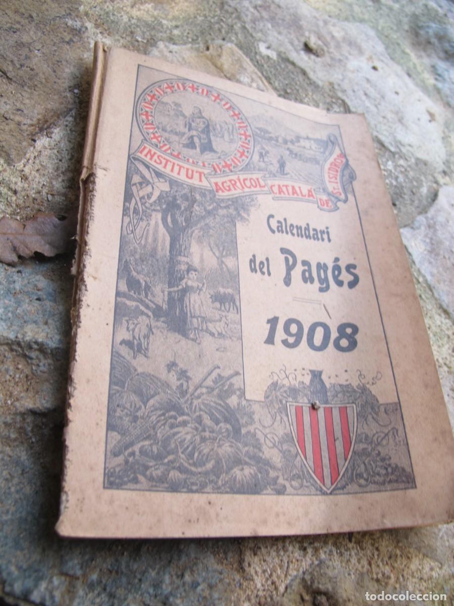 Libros antiguos: CALENDARI DEL PAGES 1908 - Foto 1
