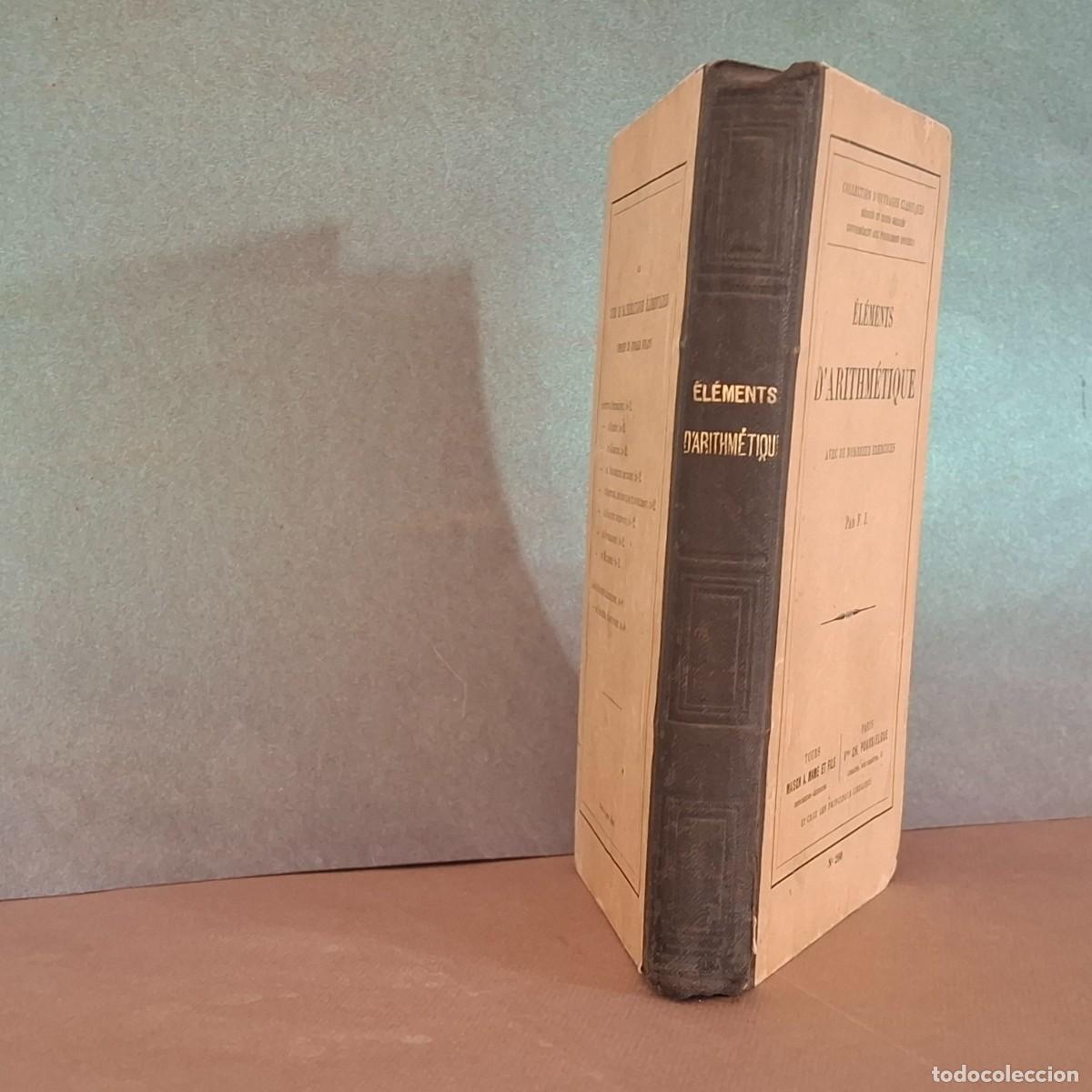 Libros antiguos: Elements darithmetique - F.J. - 1900? - Foto 3