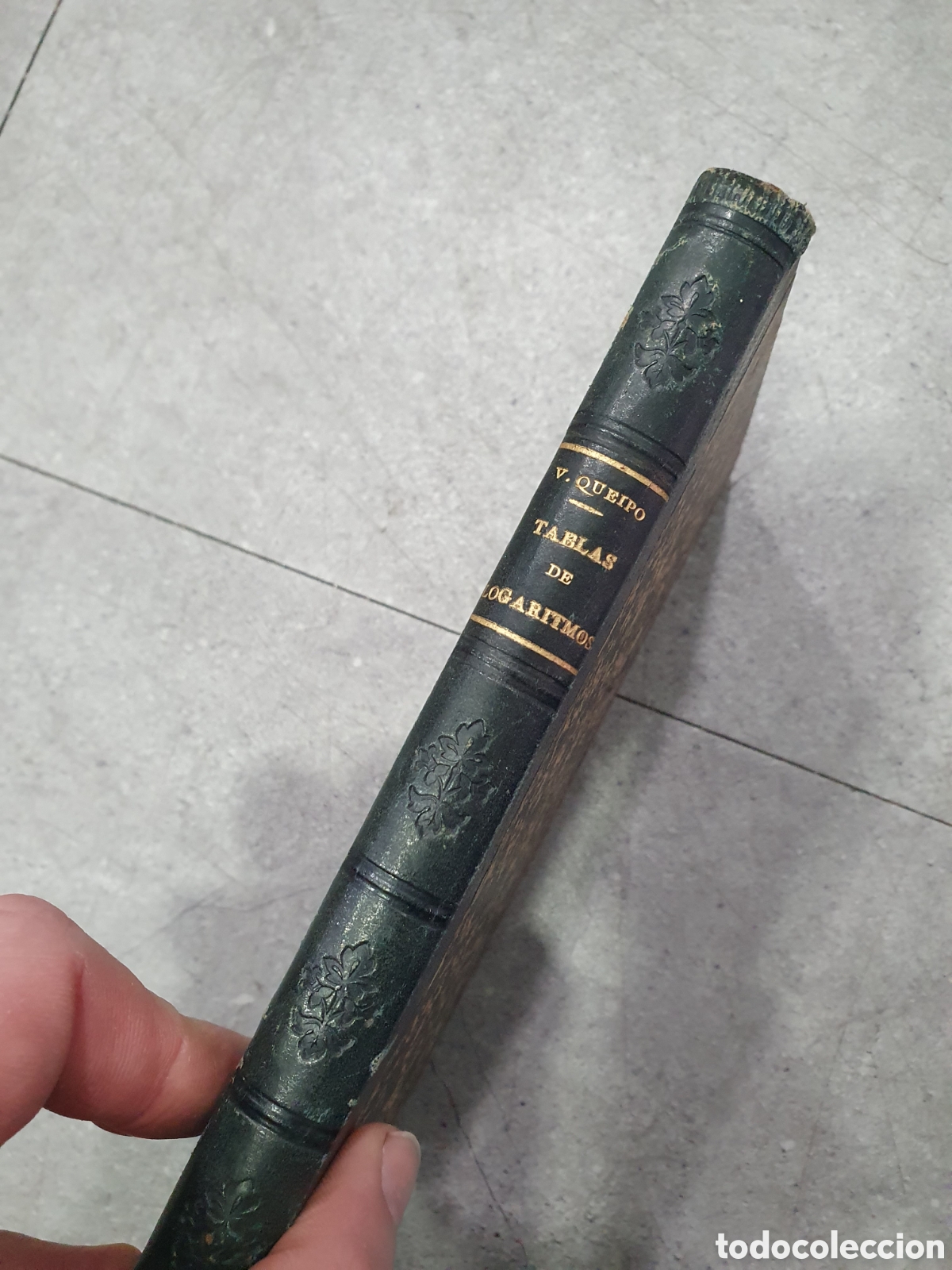 Libros antiguos: Tablas de Logaritmos. Vicente V&aacute;zquez Queipo. (L42) - Foto 3