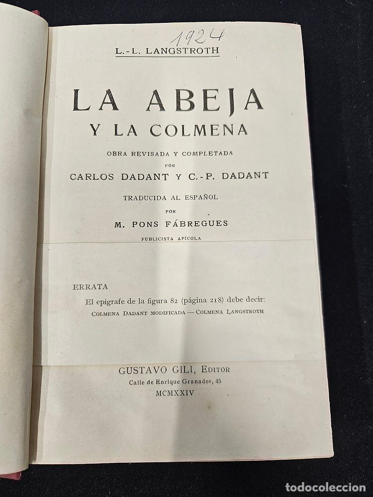 Libros antiguos: La Abeja y la Colmena - Langstroth-Dadant - Foto 2