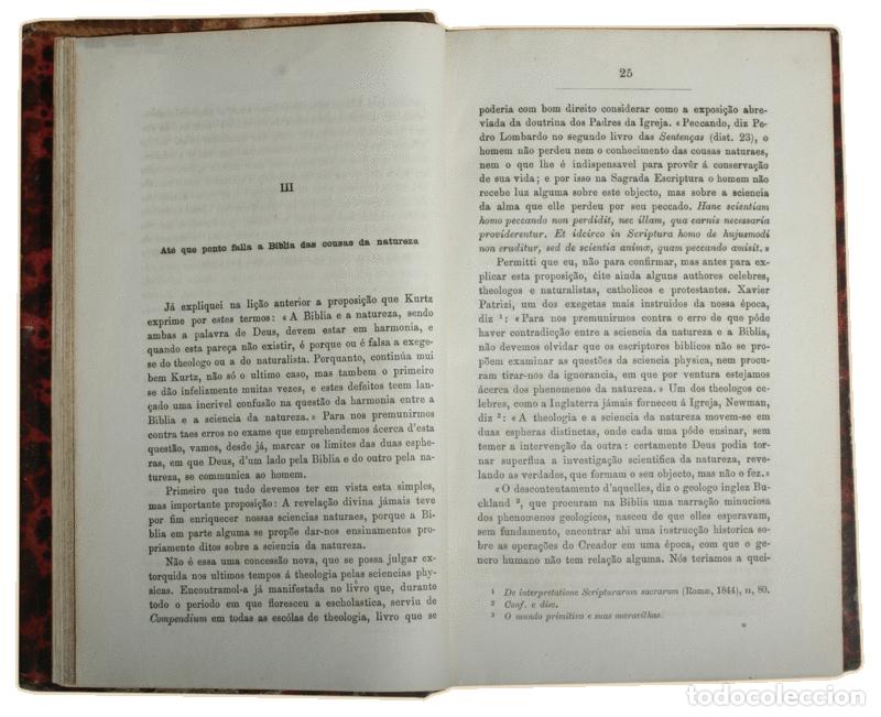 Libros antiguos: REUSCH. (Henrich) - A BIBLIA E A NATUREZA. - Foto 2