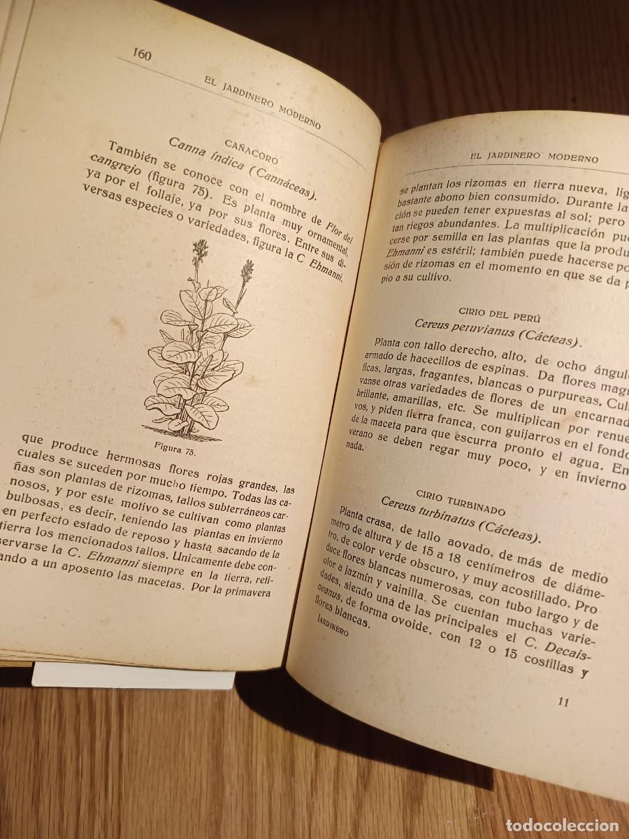Libros antiguos: El jardinero moderno - Foto 3
