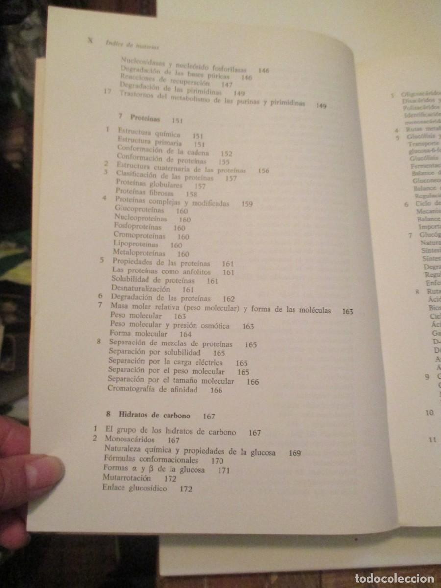 Libros antiguos: E. BUDDECKE Elementos de bioqu&iacute;mica W39167 - Foto 7