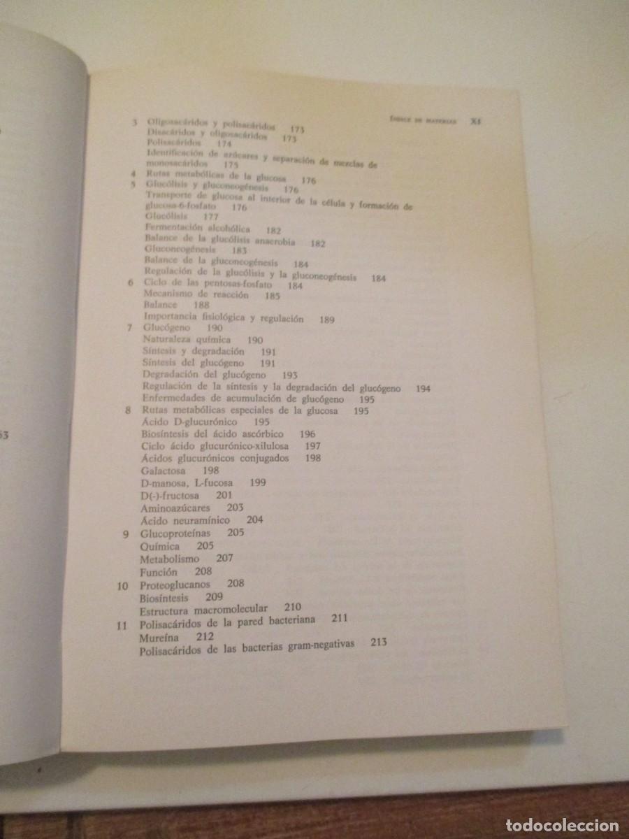 Libros antiguos: E. BUDDECKE Elementos de bioqu&iacute;mica W39167 - Foto 8