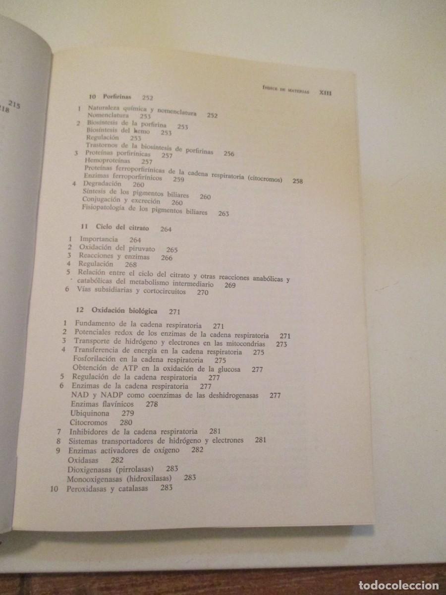 Libros antiguos: E. BUDDECKE Elementos de bioqu&iacute;mica W39167 - Foto 10