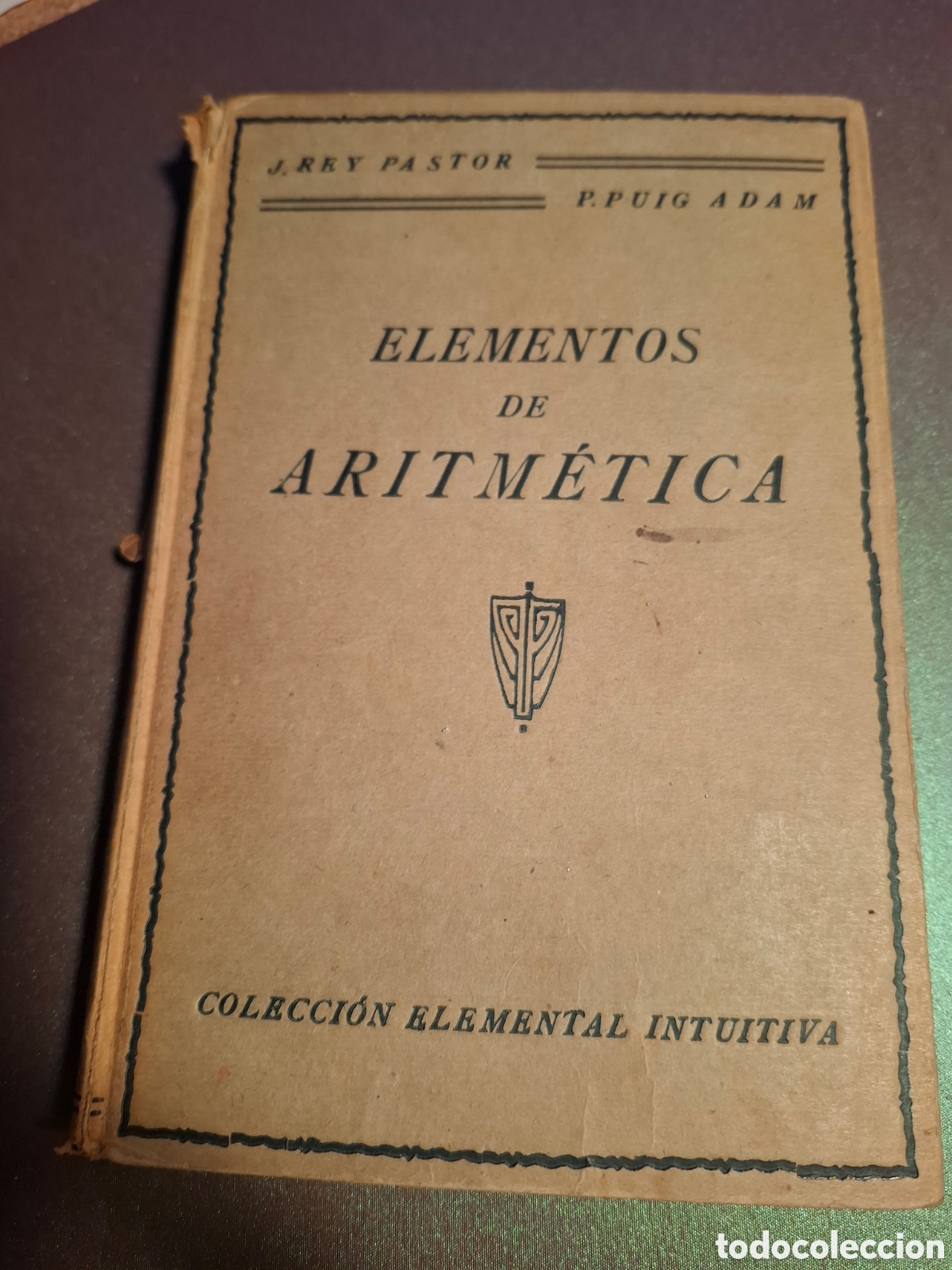 Libros antiguos: Elementos de aritm&eacute;tica - J.Rey y P.Puig - 1934 - Foto 1
