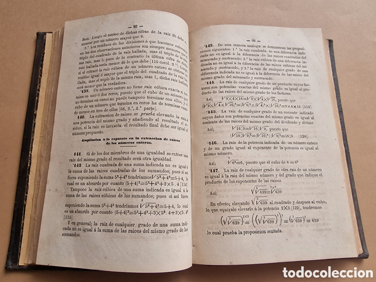Libros antiguos: Aritm&eacute;tica de Furi&oacute; 1878 - Foto 7