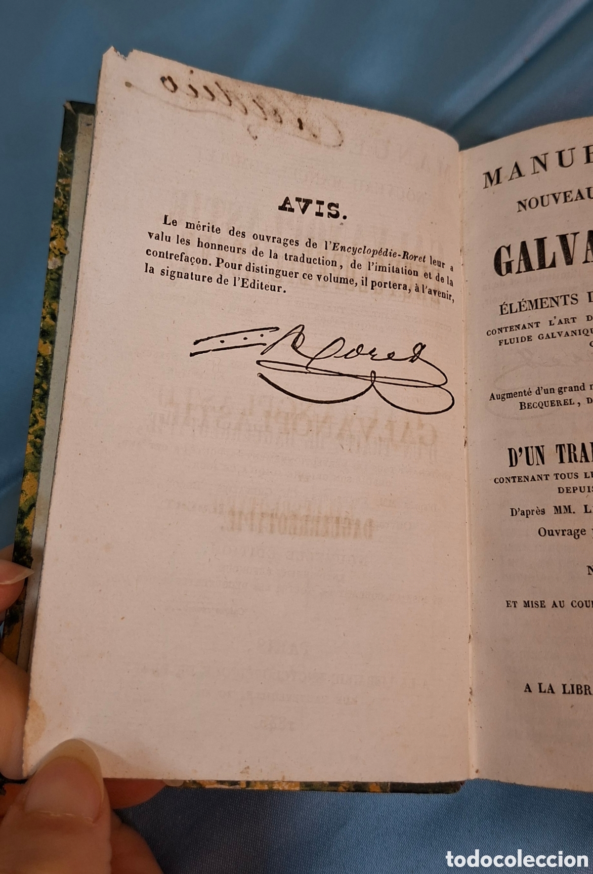 Libros antiguos: Manual de Galvanoplastia 1845 - Foto 2