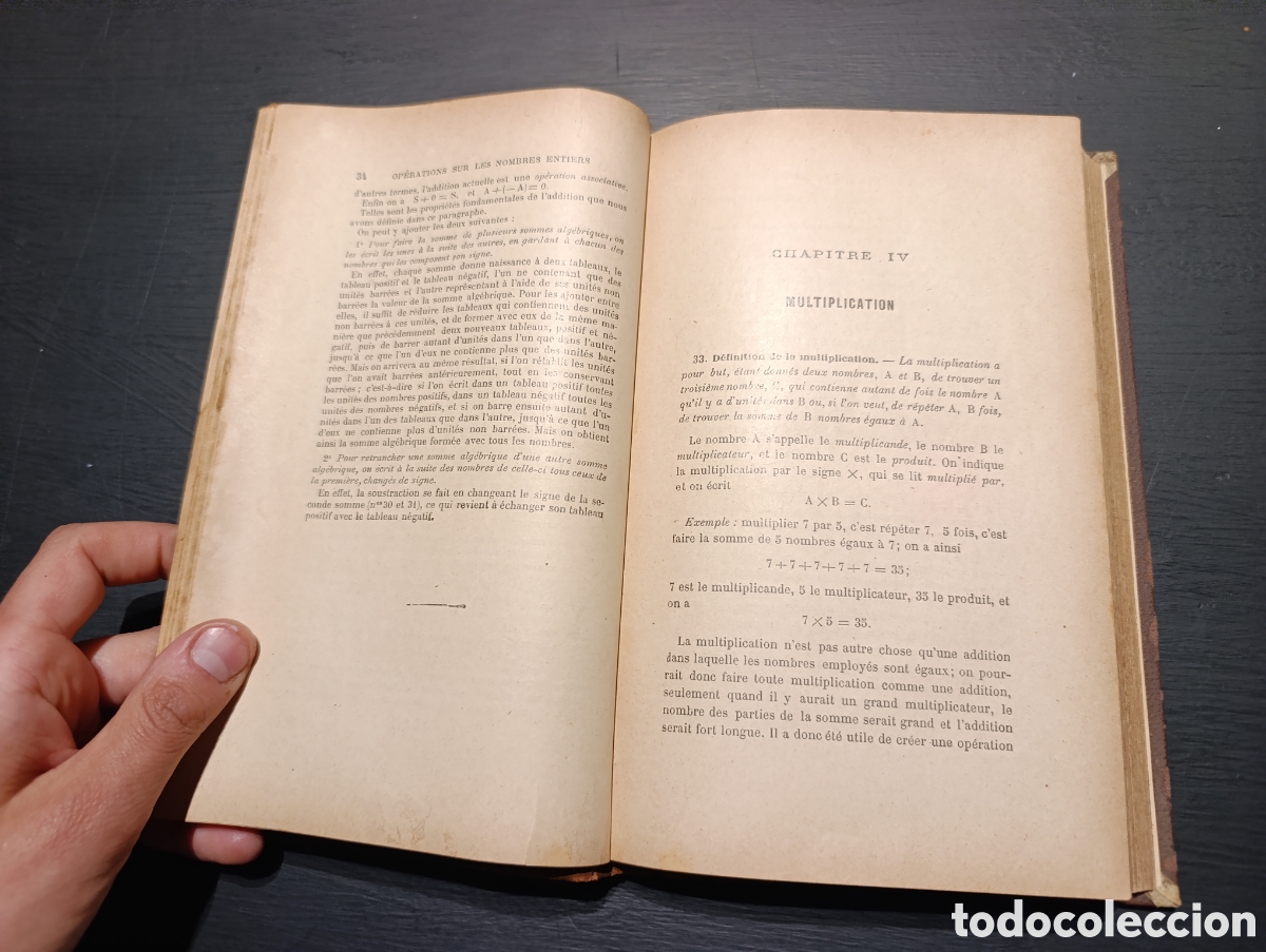 Libros antiguos: TRAIT&Eacute; DARITHMETIQUE. PAR E. HUMBERT. Paris 1908 - Foto 2