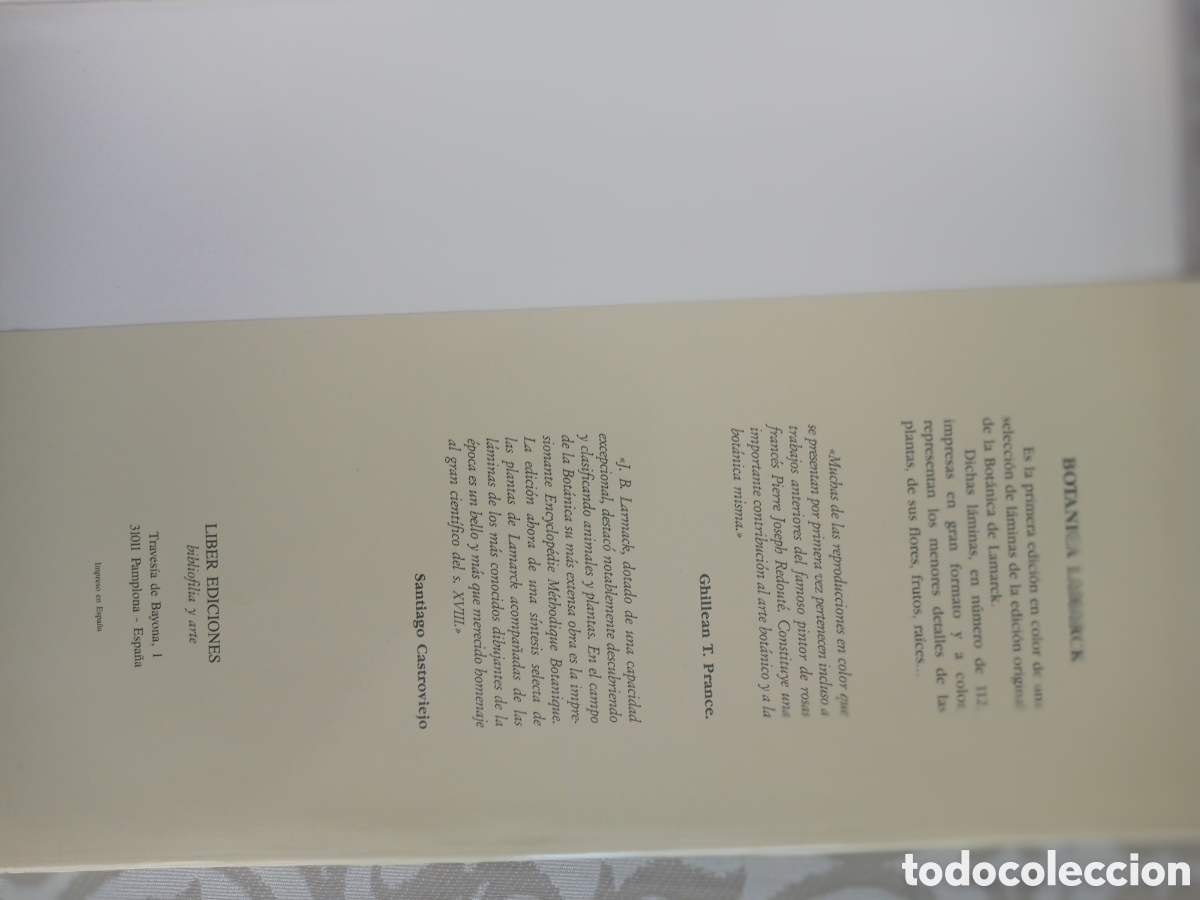 Libros antiguos: BOT&Aacute;NICA DE LAMARCK. EDICI&Oacute;N DE LUJO - Foto 15