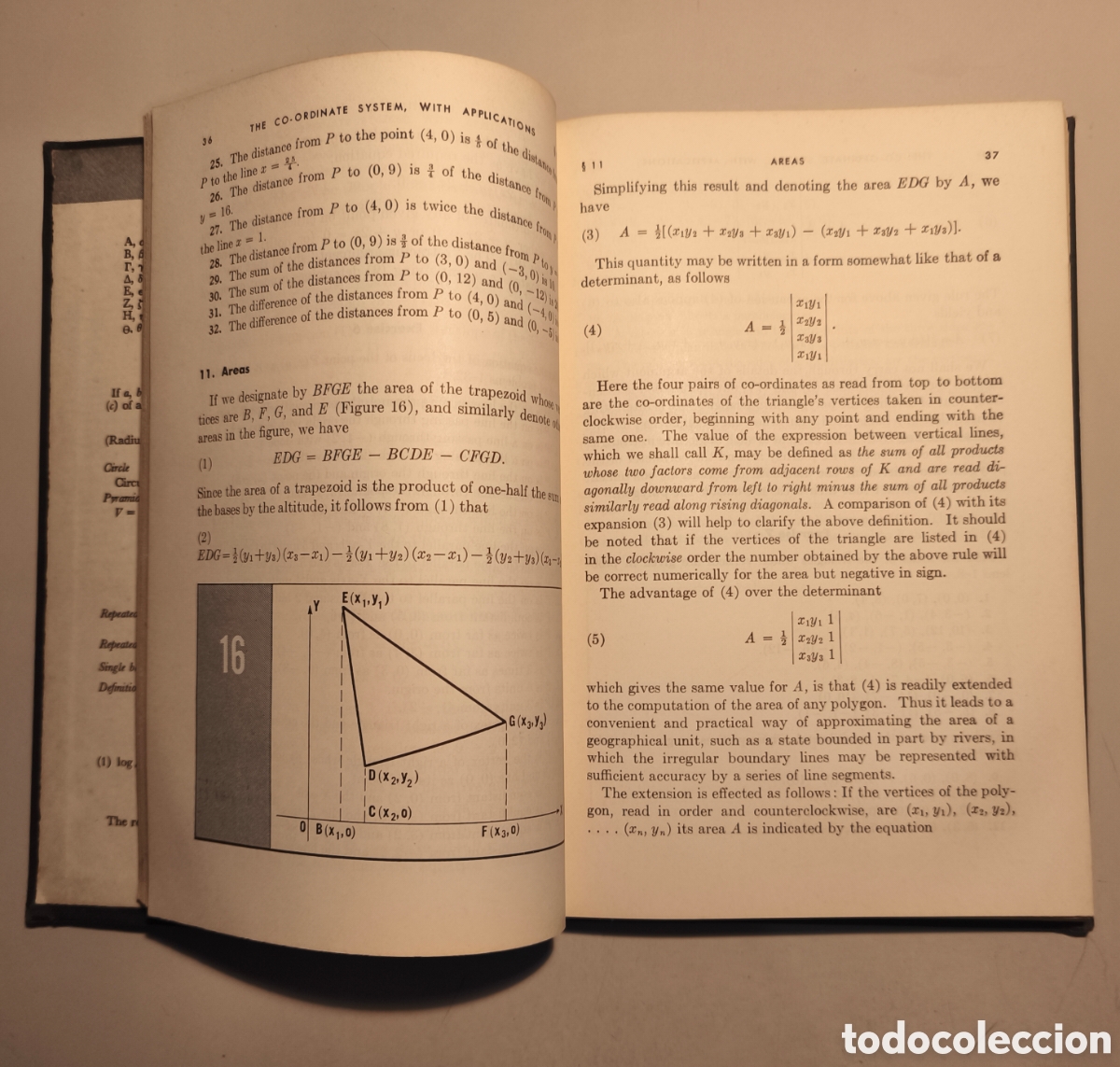 Libros antiguos: ANALYTIC GEOMETRY UNDERWOODS SPARKS - Foto 5