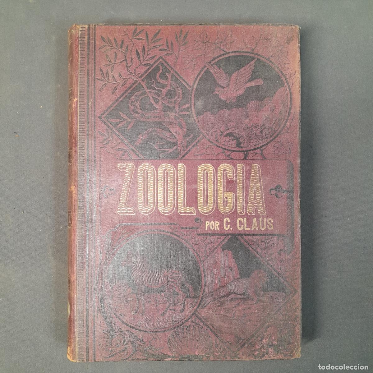 Libros antiguos: L-5850. ZOOLOG&Iacute;A POR C. CLAUS. TOMO I. OBRA ILUSTRADA. D. F. NACENTE Y SOLER. BARCELONA, 1890.
