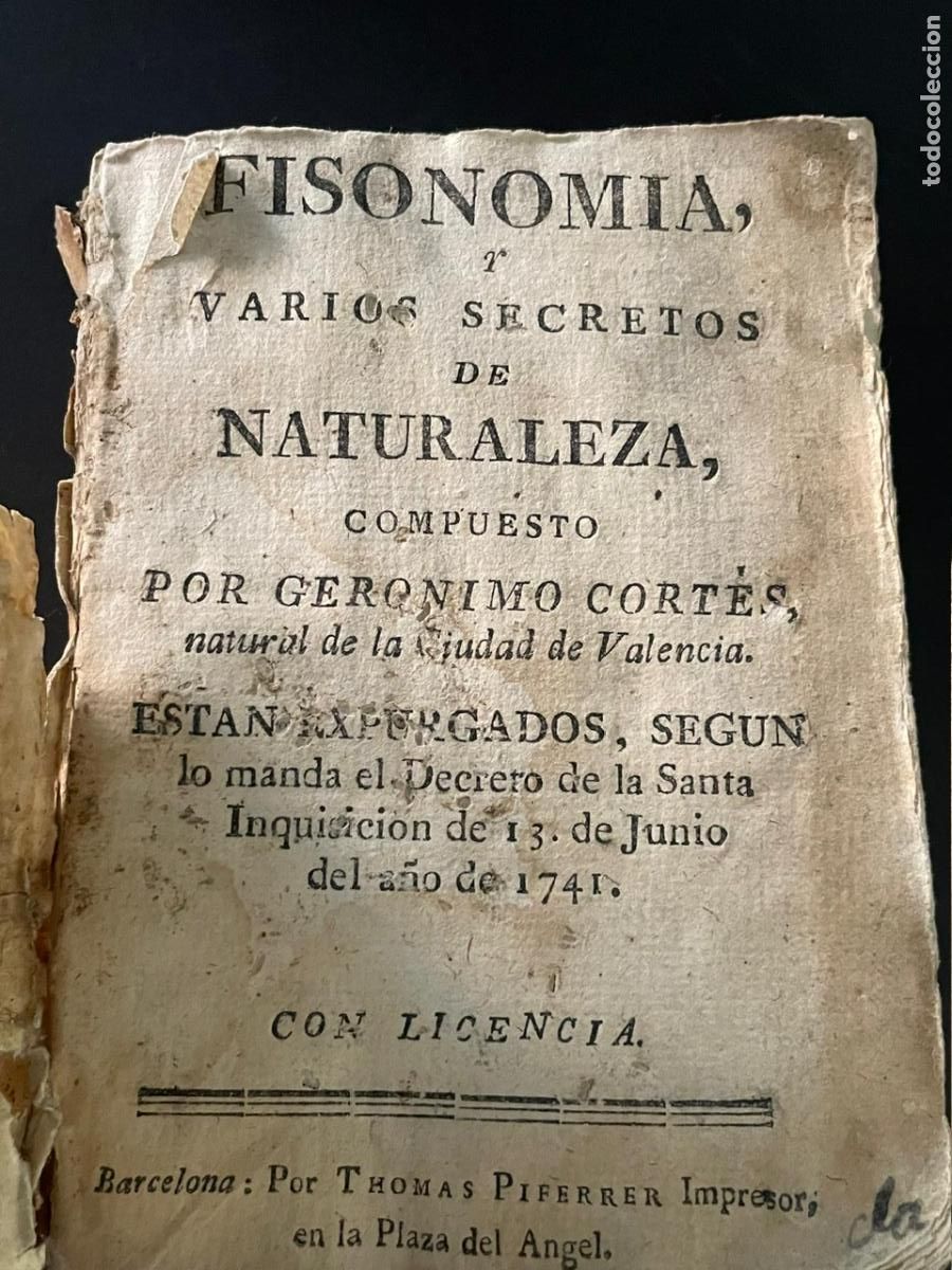 Libros antiguos: LIBRO FISONOMIA VARIOS SECRETOS DE NATURALEZA (GERONIMO CORT&Eacute;S) TAPAS PERGAMINO