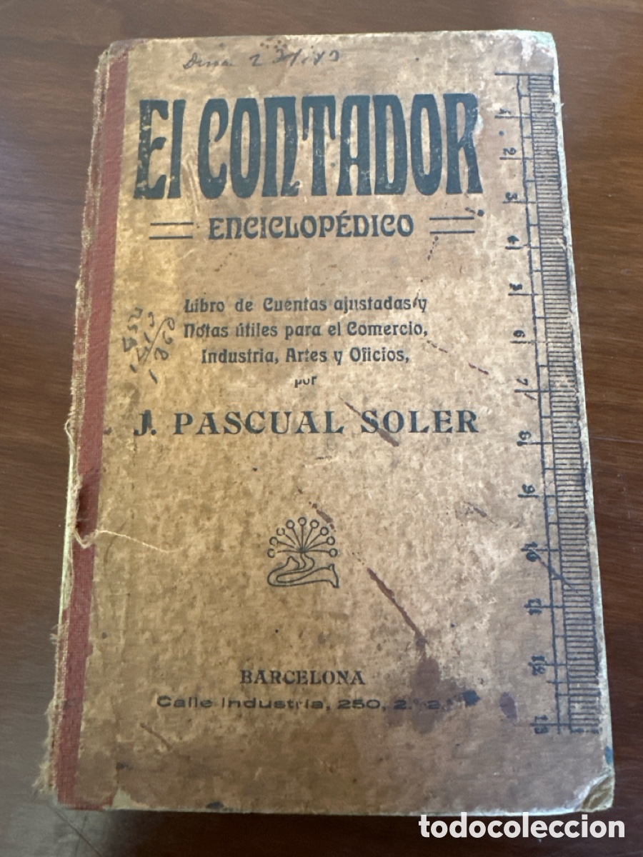Antiquarische B&uuml;cher: El contador enciclopedico. J. Pascual Soler. Barcelona 1910