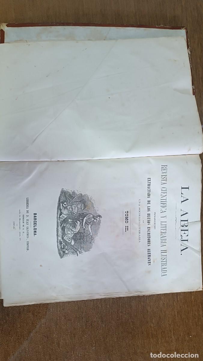 Libros antiguos: A&ntilde;o 1864. La abeja. 4 tomos in folio.