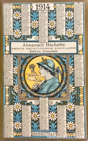 Libros antiguos: ALMANACH HACHETTE 1914. - Foto 2