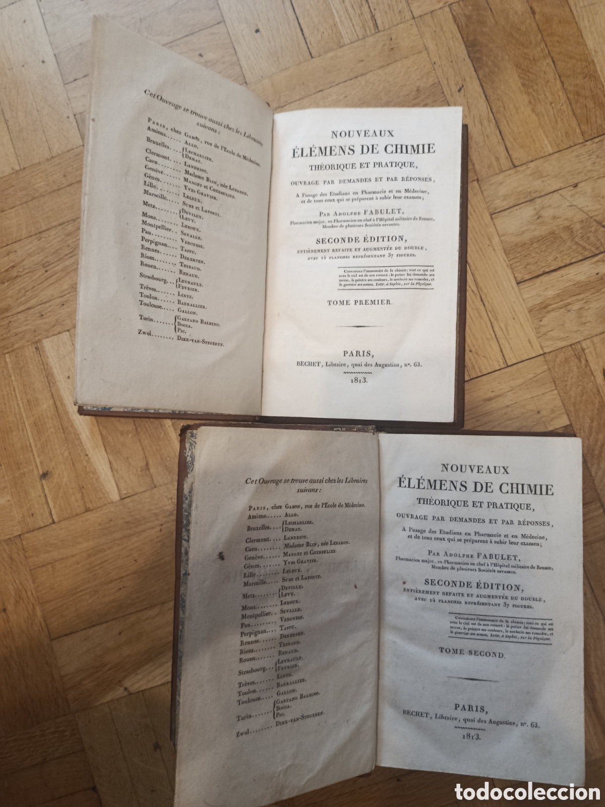 Libros antiguos: Nouveaux &Eacute;l&eacute;mens de Chimie Th&eacute;orique et Pratique&nbsp;(1813)