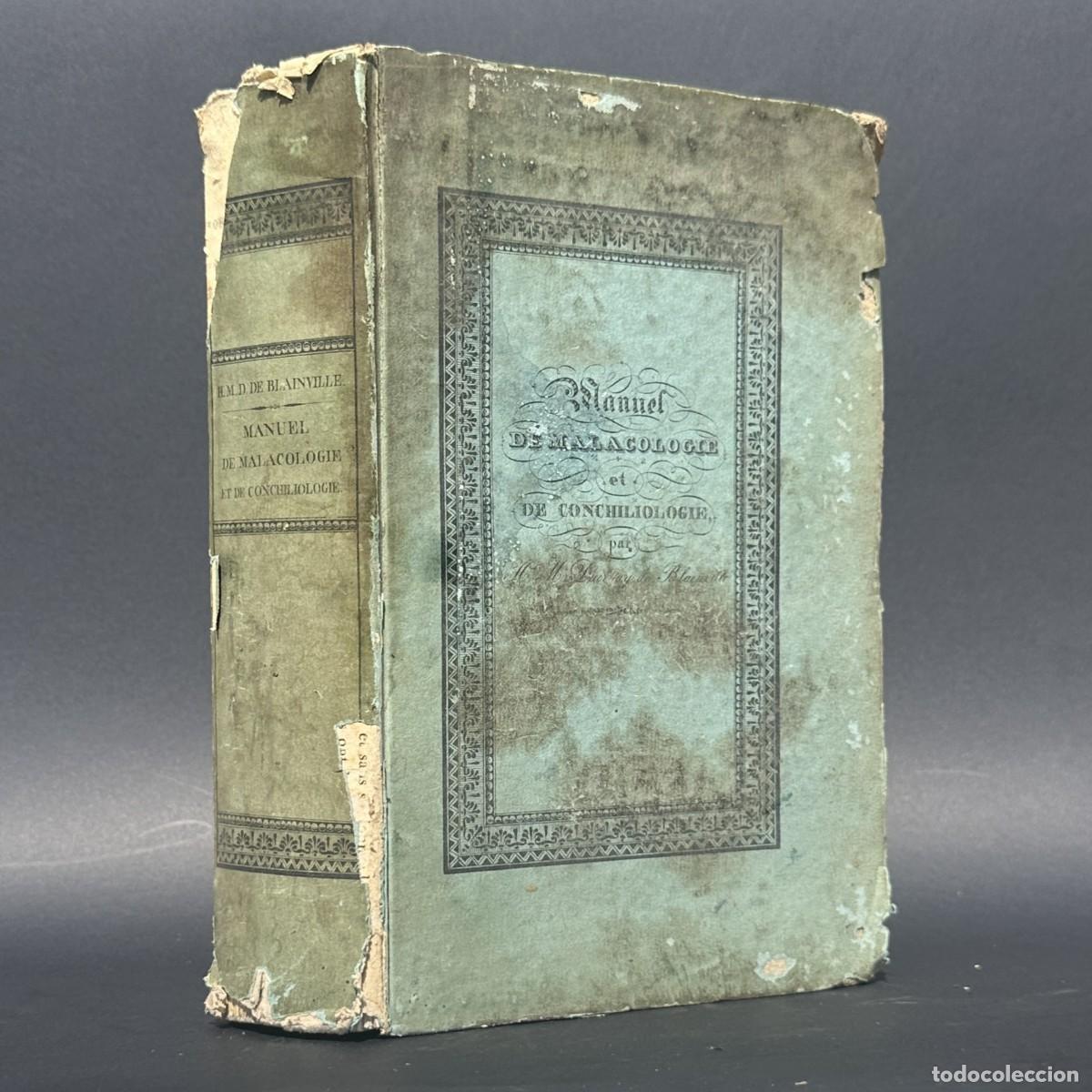 Libros antiguos: a&ntilde;o 1825 - Manual de malacolog&iacute;a y conquiolog&iacute;a - Biolog&iacute;a - Moluscos - Conchas